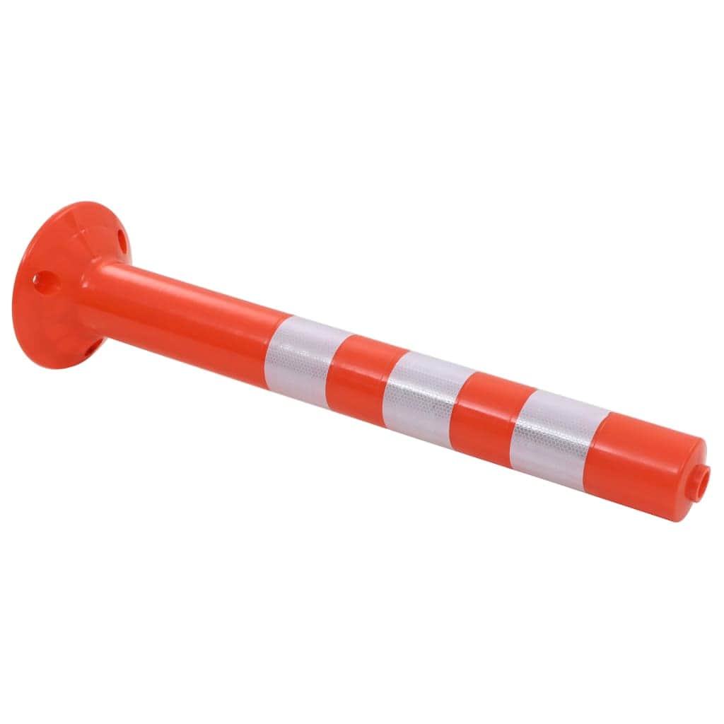 Traffic Control Bollards 5 pcs Plastic 75 cm