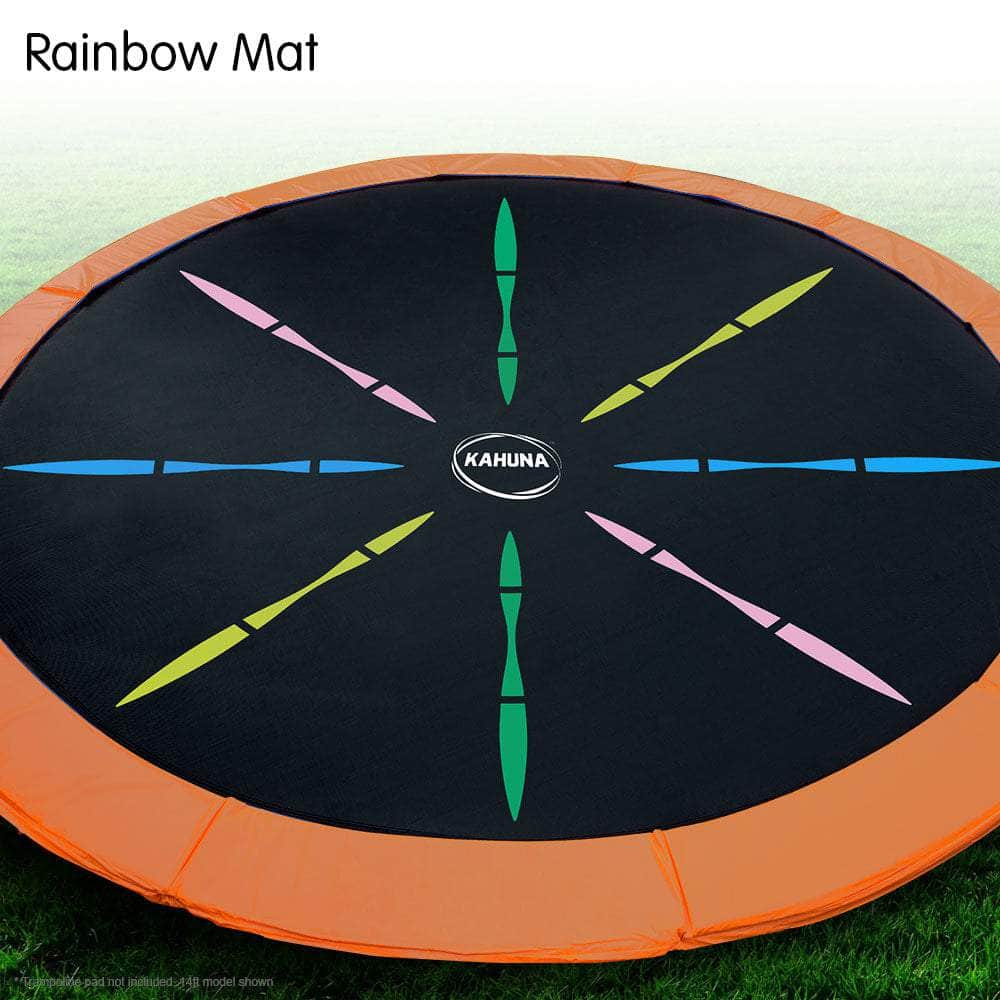 Trampoline Replacement fabric Spring Mat - Rainbow