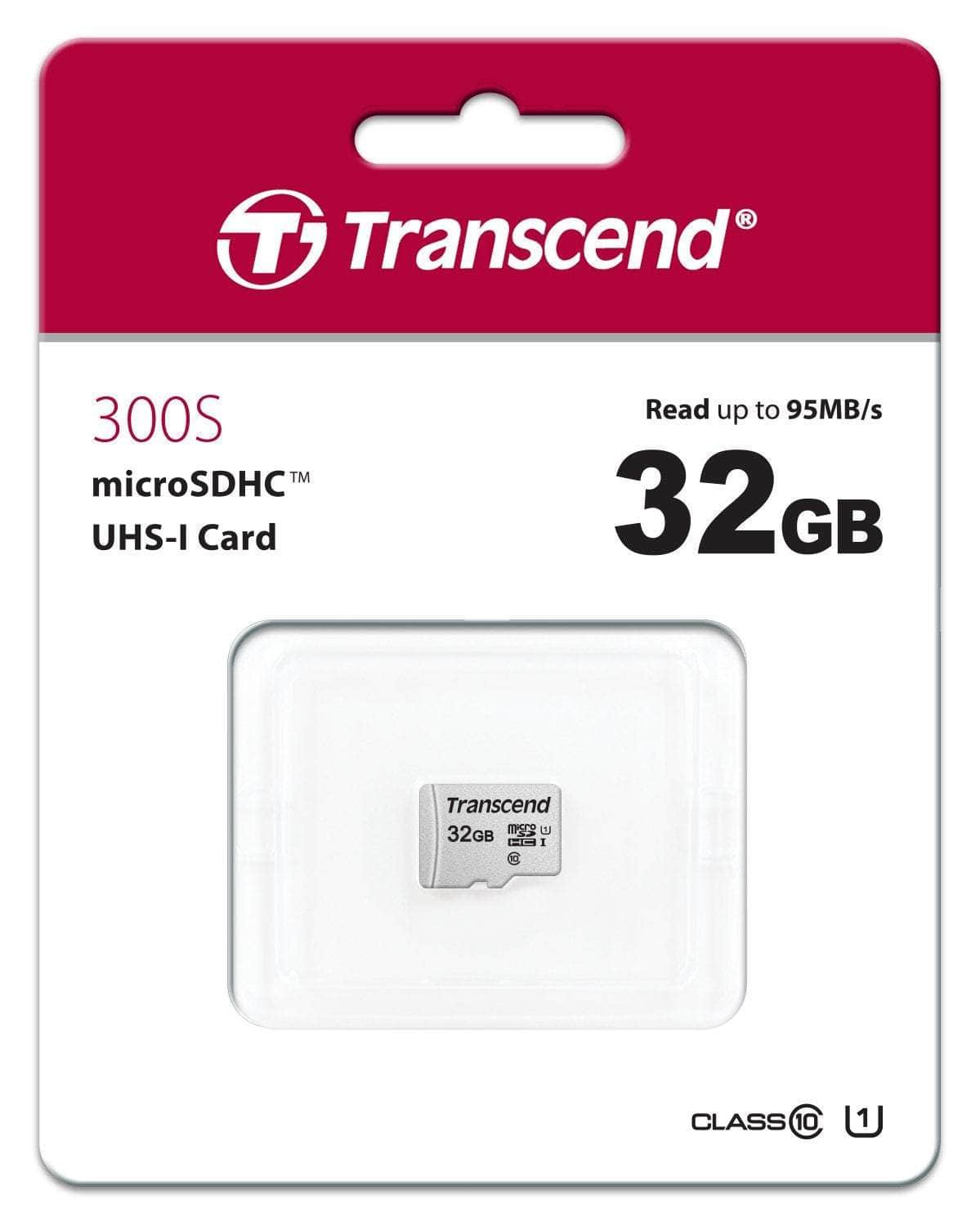 Transcend Ts32 Gusd300 S 32 Gb Uhs-I U1 Micro Sd W/o Adapter  (micro Sdhc I, C10, U1)