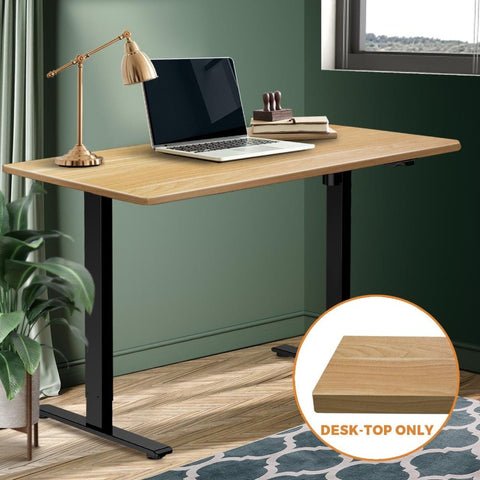 Transform Your Office Space with a Stylish Oak Standing Desk Table Top (120cm)