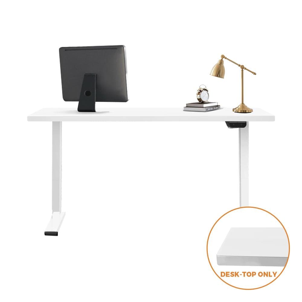 Transform Your Office Space with a Stylish White Standing Desk Table Top (120cm)