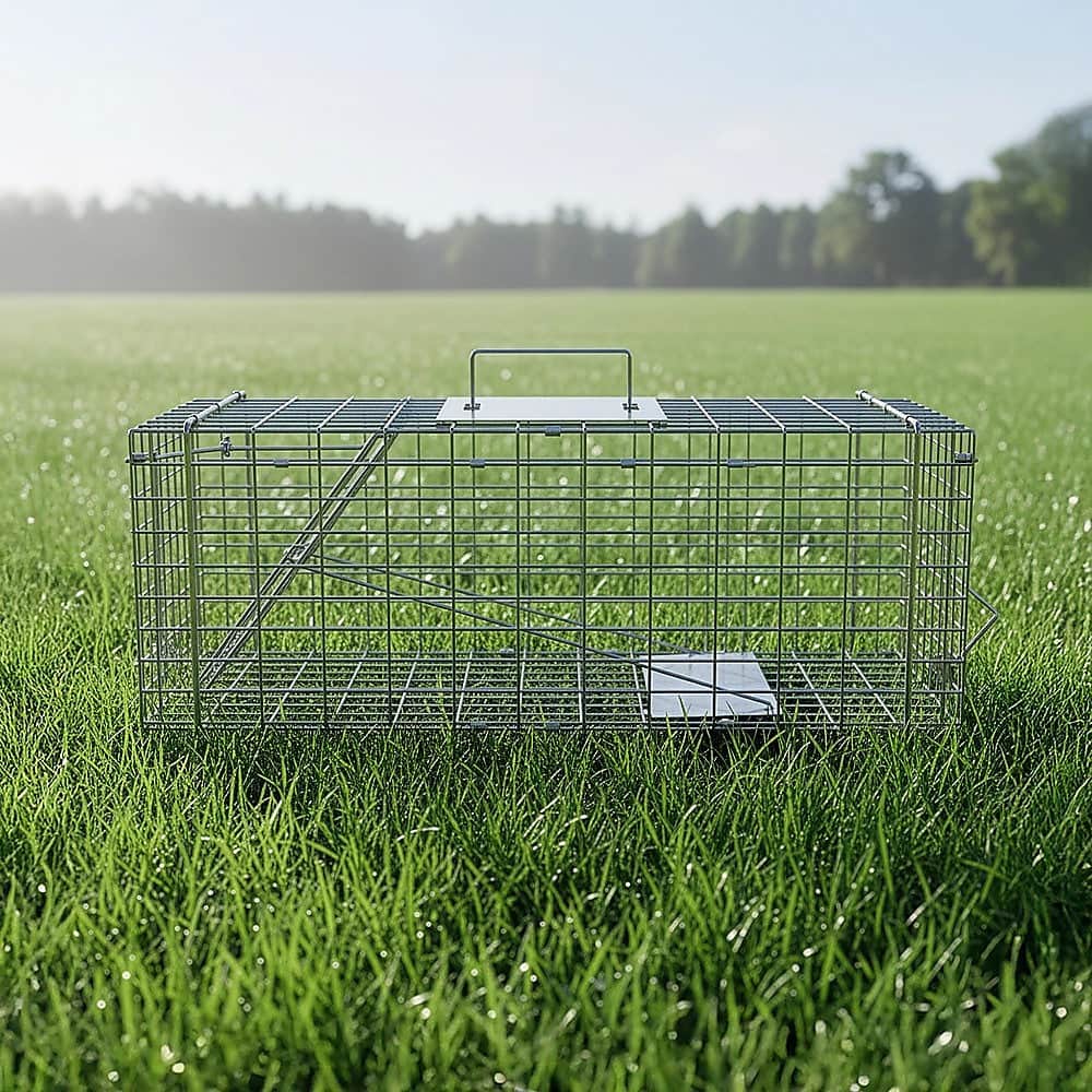 Trap Humane Possum Cage Live Animal Safe Catch Rabbit Cat Hare Fox Bird