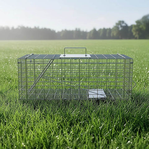 Trap Humane Possum Cage Live Animal Safe Catch Rabbit Cat Hare Fox Bird