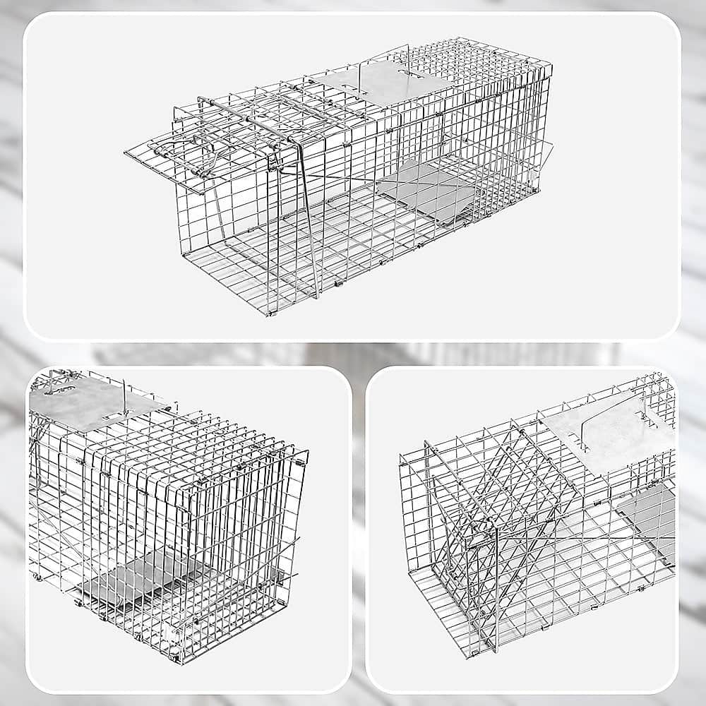 Trap Humane Possum Cage Live Animal Safe Catch Rabbit Cat Hare Fox Bird