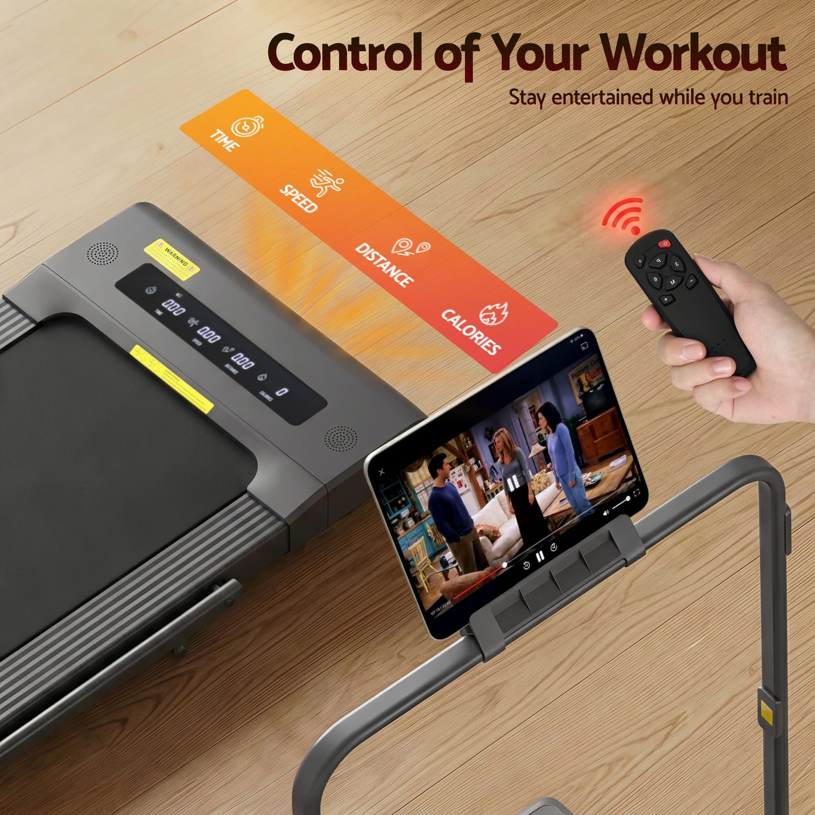 Electric Walking Pad Treadmill Under Desk 400mm