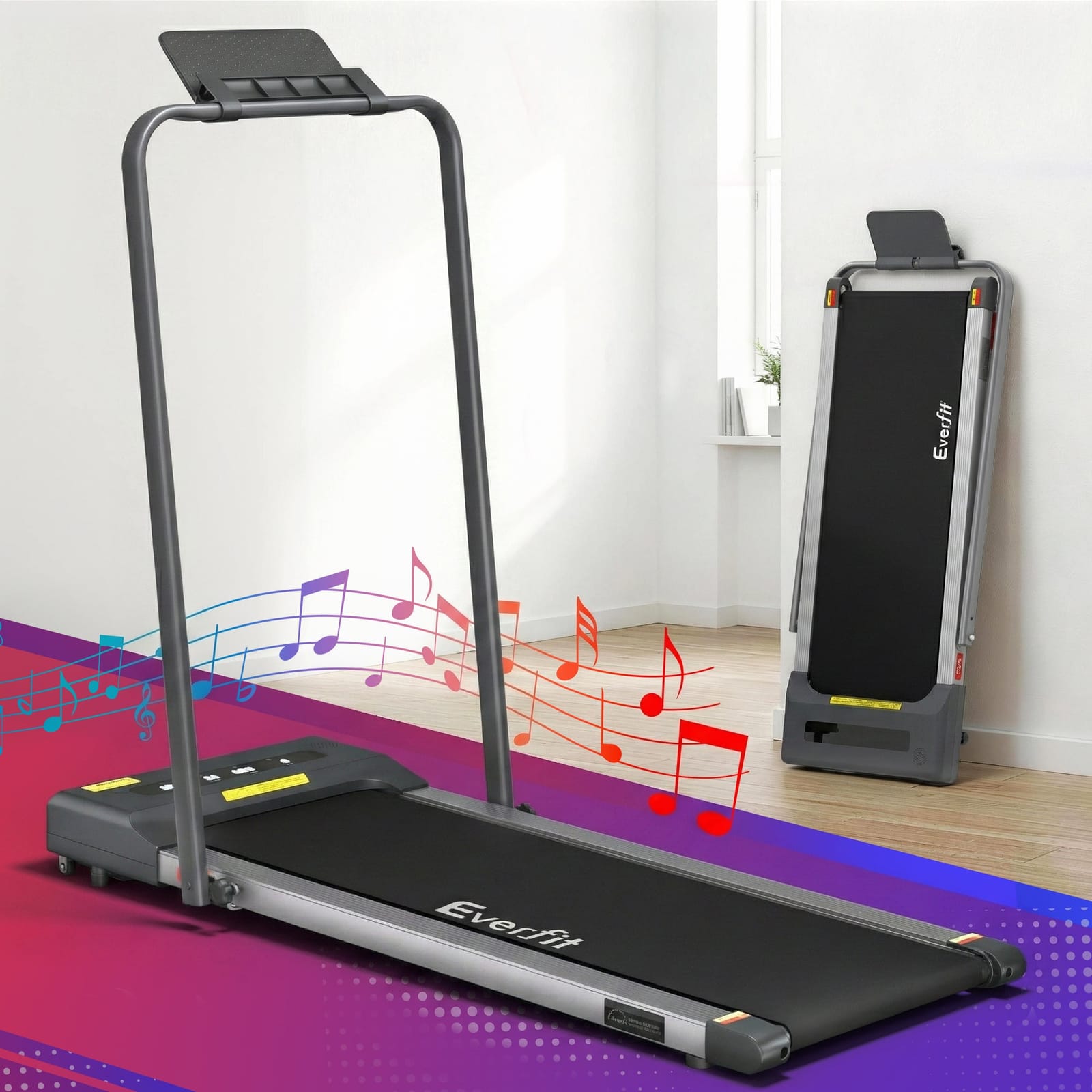 Treadmill Electric Walking Pad Under Desk Home Gym Fitness 400Mm Grey with Grey colour - photo 108