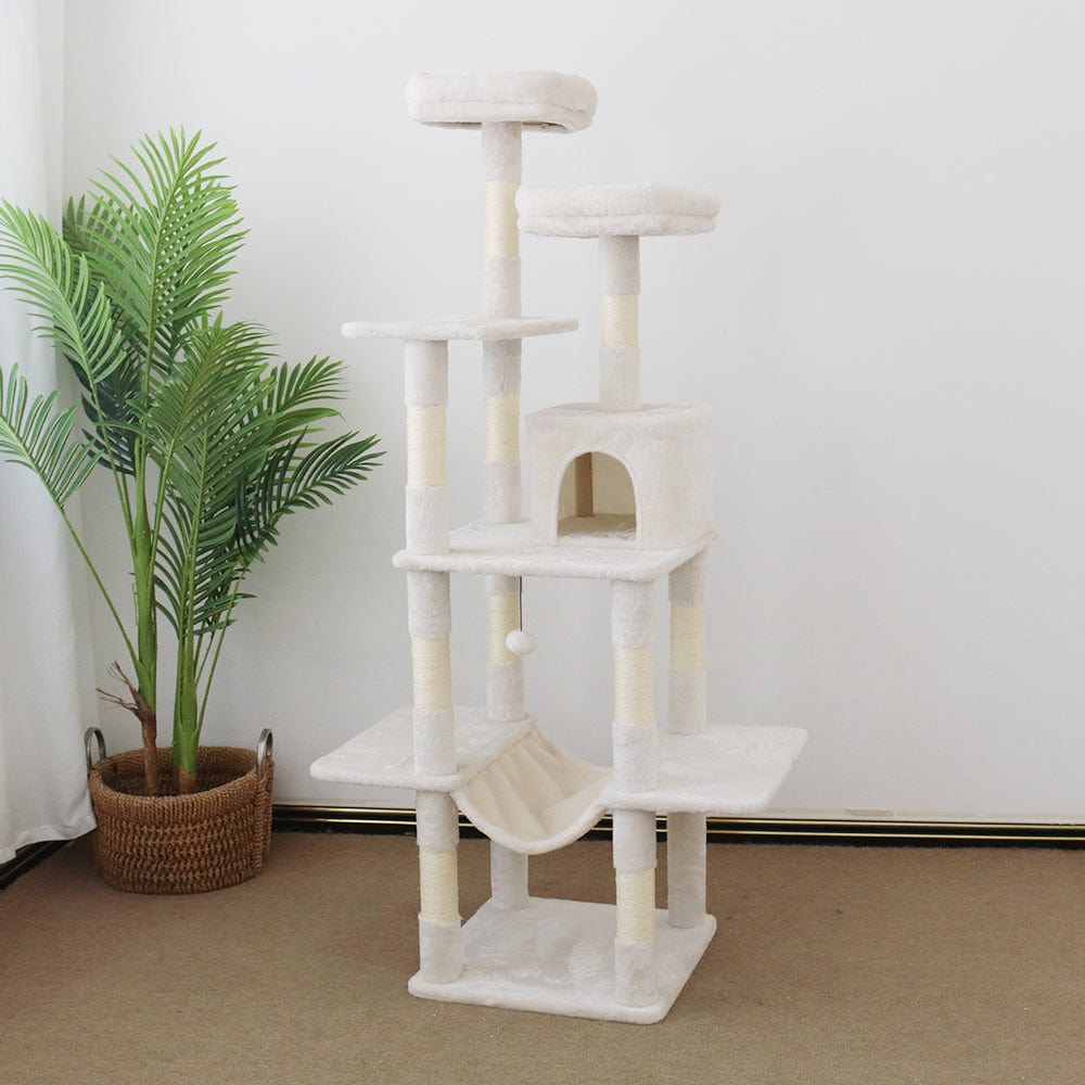 Treat Your Cat to the Ultimate Scratching Experience with the Tranquility Condo Scratching Post