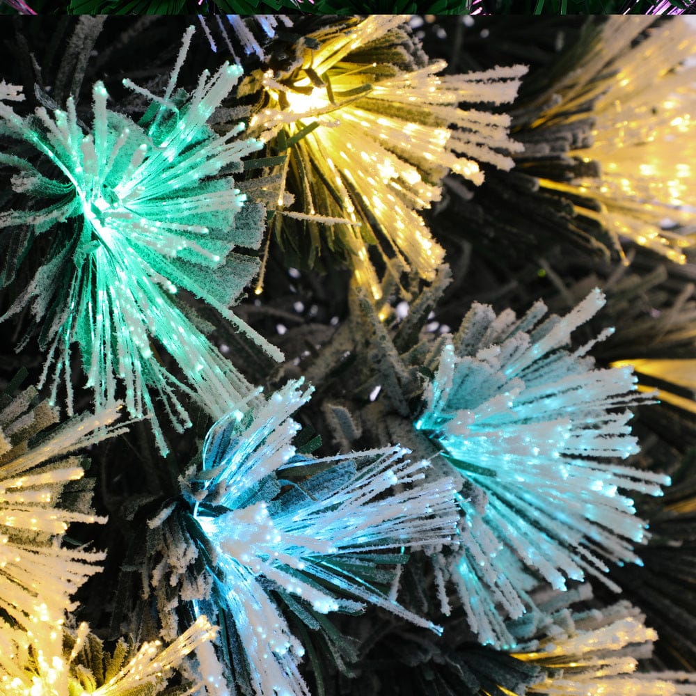 Christmas Tree 1.8M 6FT Fibre Optic Multi Colour LED Light - Christmas Tree