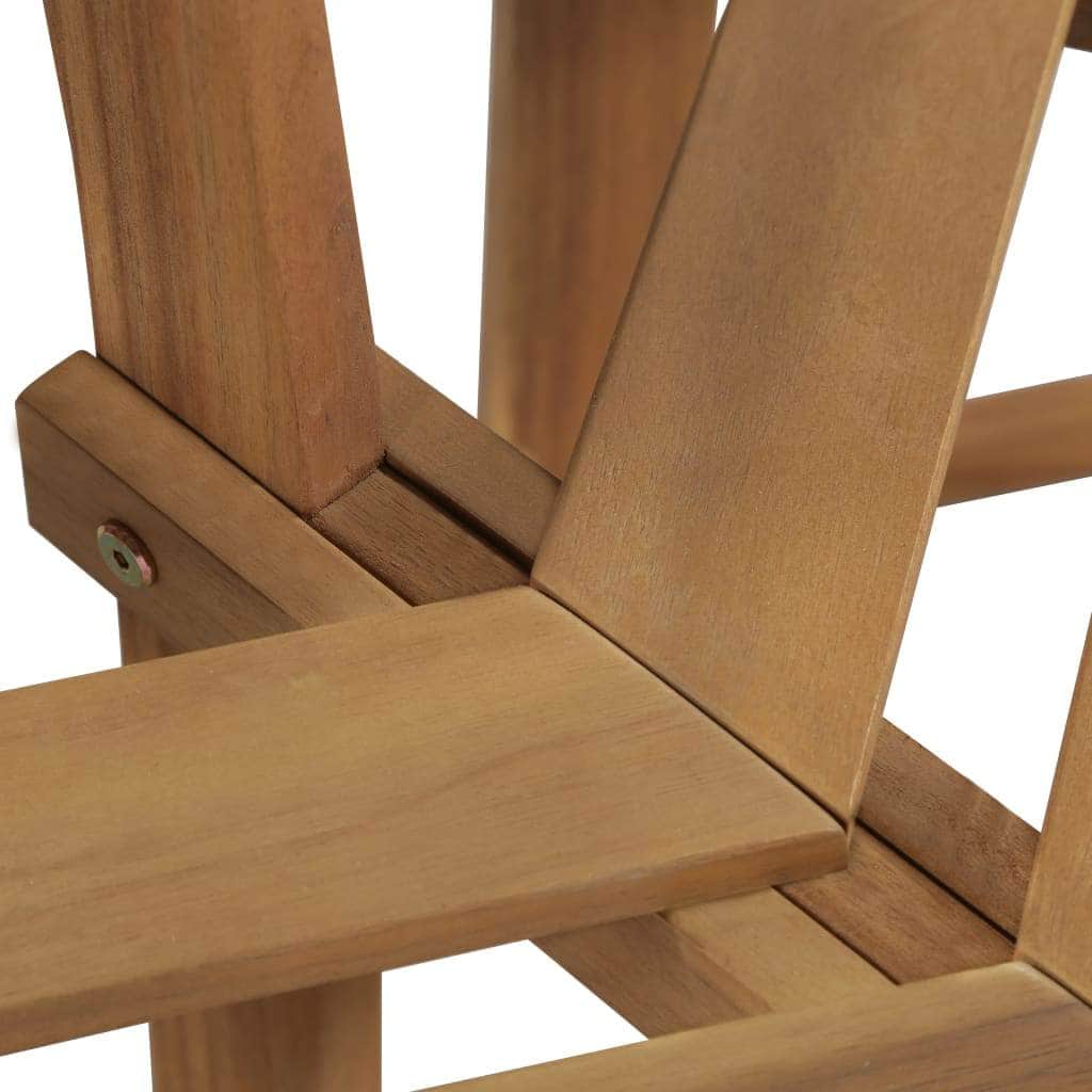 Tree Bench Half - hexagonal Solid Acacia Wood - Simple deals