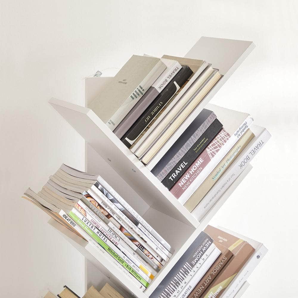 Tree Bookshelf 8 Tier White LBC11WTV1