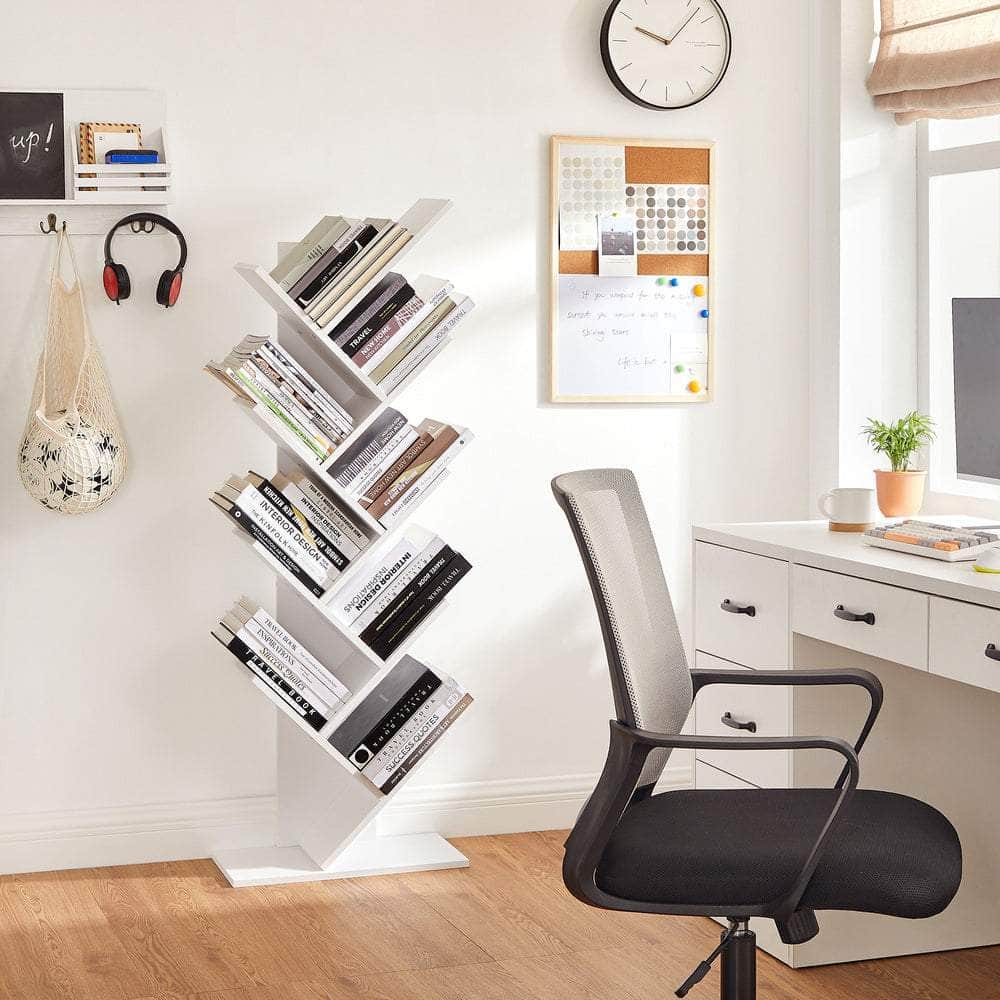 Tree Bookshelf 8 Tier White LBC11WTV1