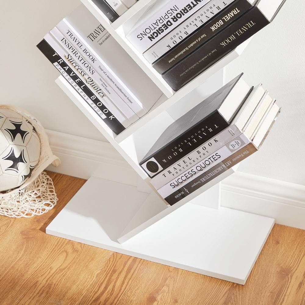 Tree Bookshelf 8 Tier White LBC11WTV1