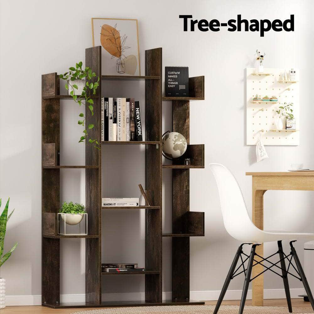 Tree-Shaped Bookshelf Romi Walnut