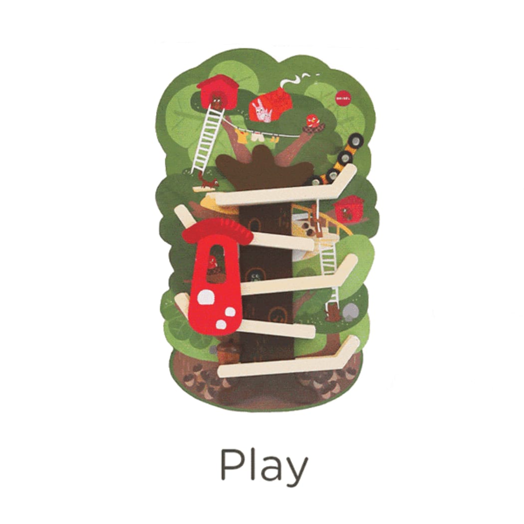 Slide Wooden Ramp - Vertiplay Wall Toy: Tree Top Adventure - photo 11