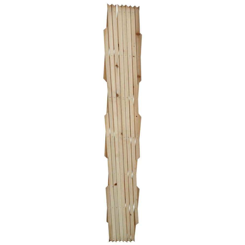 Trellis Fence 5 pcs Solid Wood