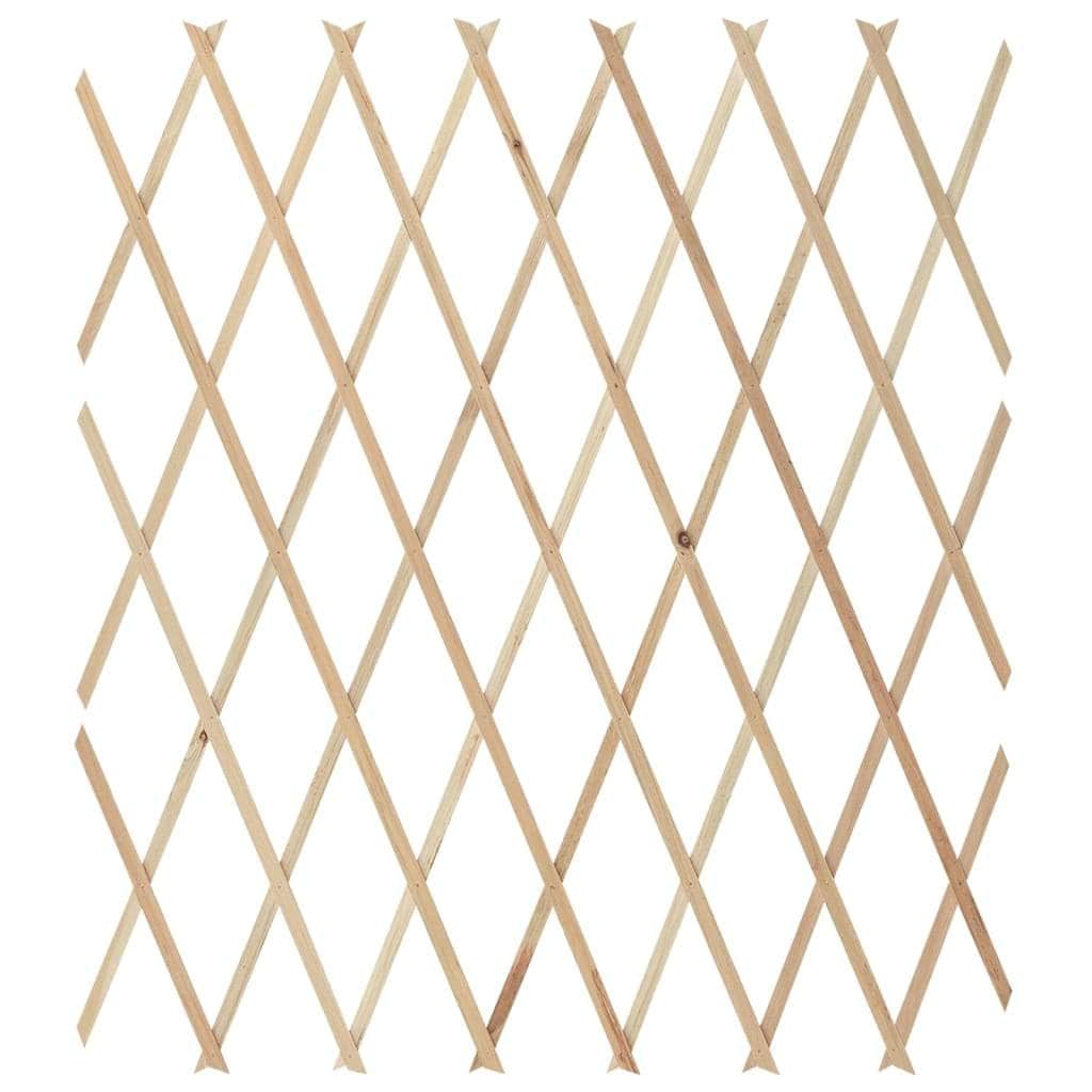 Trellis Fences 5 pcs Solid Firwood | 5 Pcs