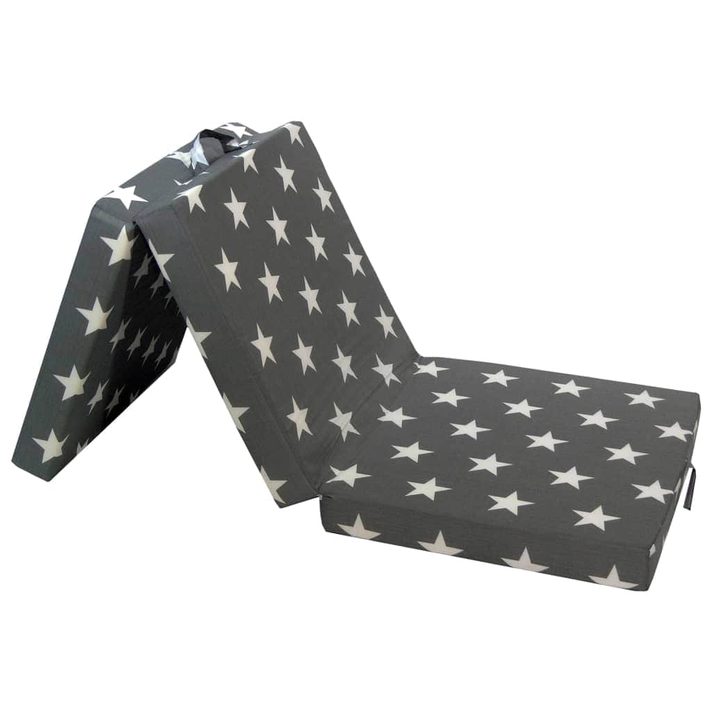 Trifold Foam Mattress Grey