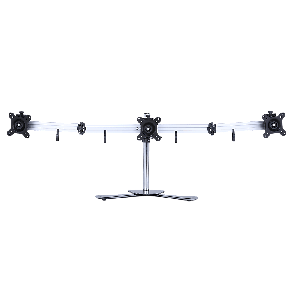 Triple Tilt LCD Monitor Mount Freestanding Desktop Stand