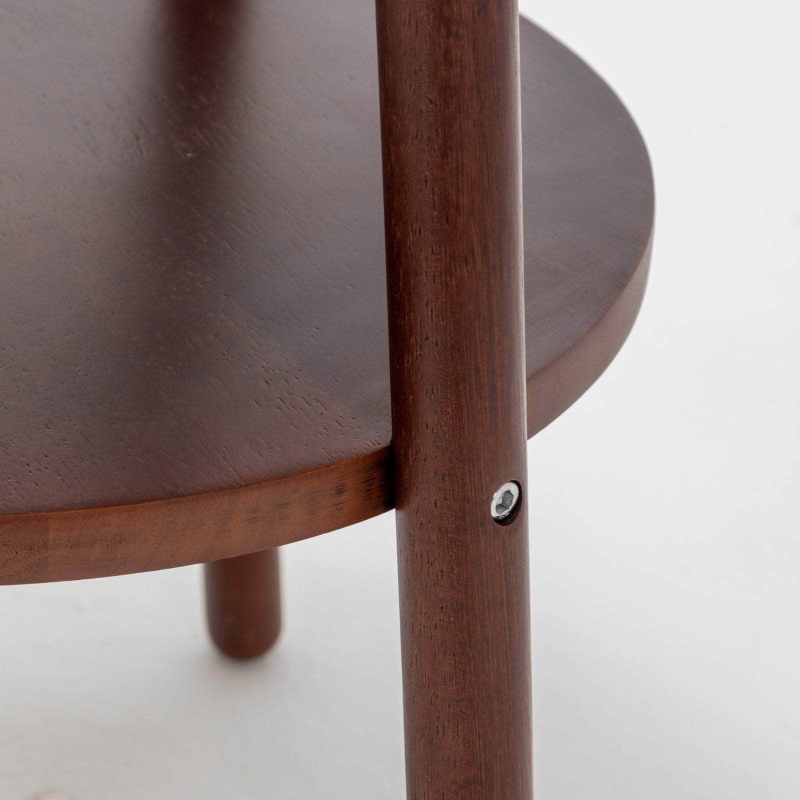 Tripod Floor Lamp Side Table With Shelf & Usb Charger