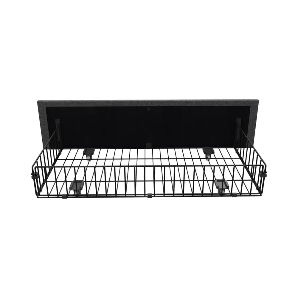 Trundle Drawers With Wheels For Bed Frame Metal Storage Grey With 2&4 Drawrs