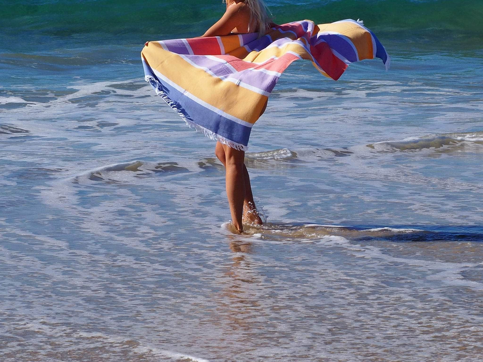 Turksih Cotton Towel - Summer/Multi/Black/White/Blue/Green/Pink