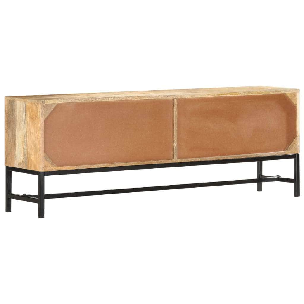 TV Cabinet 140x30x50 cm Solid Mango Wood | TV mounts & TV units