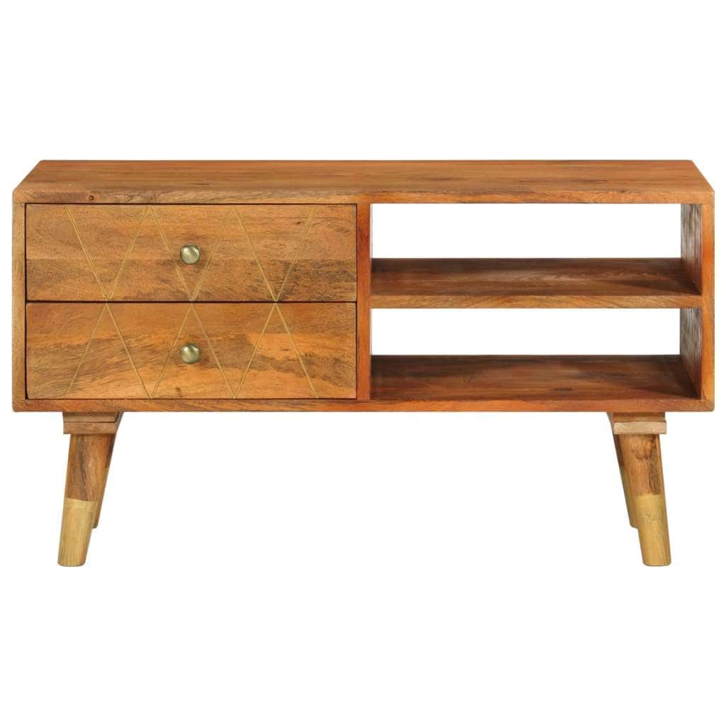 TV Cabinet 2 Drawers mango wood