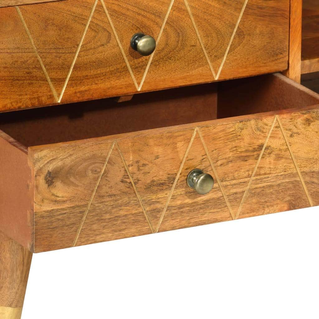 TV Cabinet 2 Drawers mango wood
