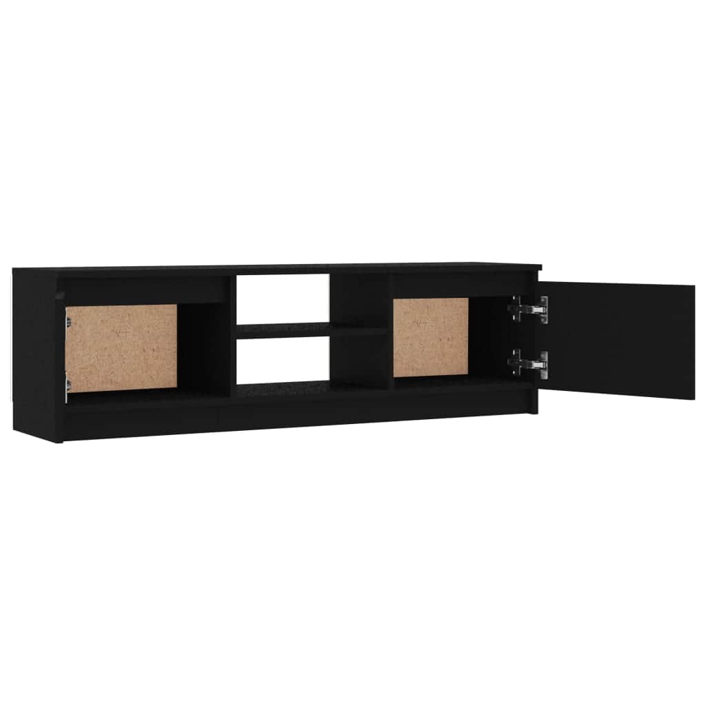 TV Cabinet Black-Chipboard