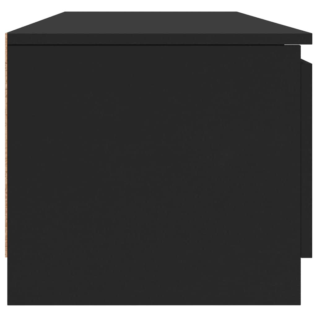 TV Cabinet Black, Chipboard