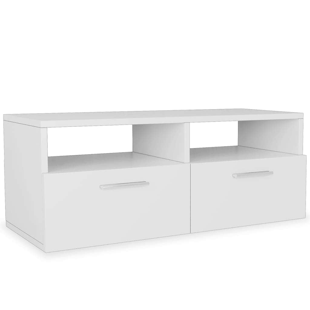 TV Cabinet Chipboard White
