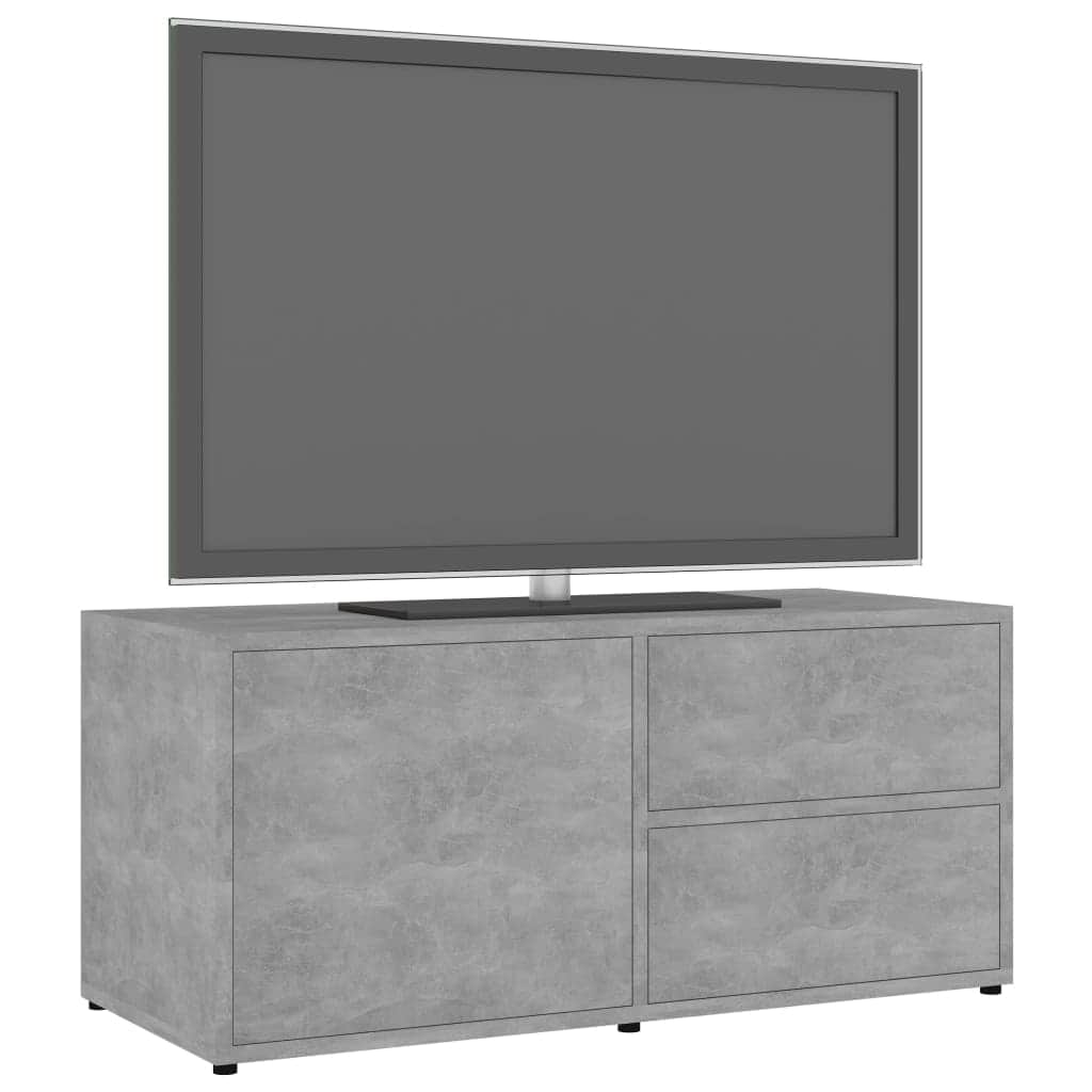 TV Cabinet Concrete Grey Chipboard 1