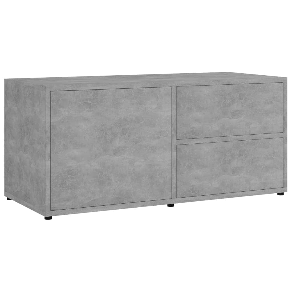 TV Cabinet Concrete Grey Chipboard 1