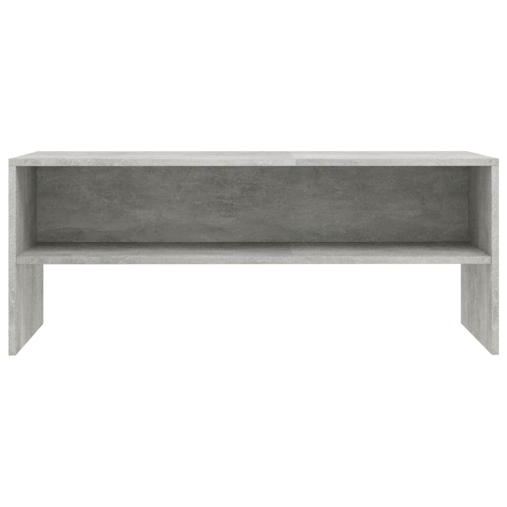 TV Cabinet  Concrete Grey Chipboard