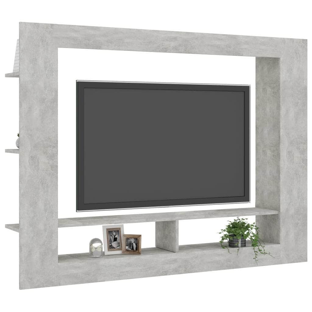 TV Cabinet Concrete Grey /Chipboard