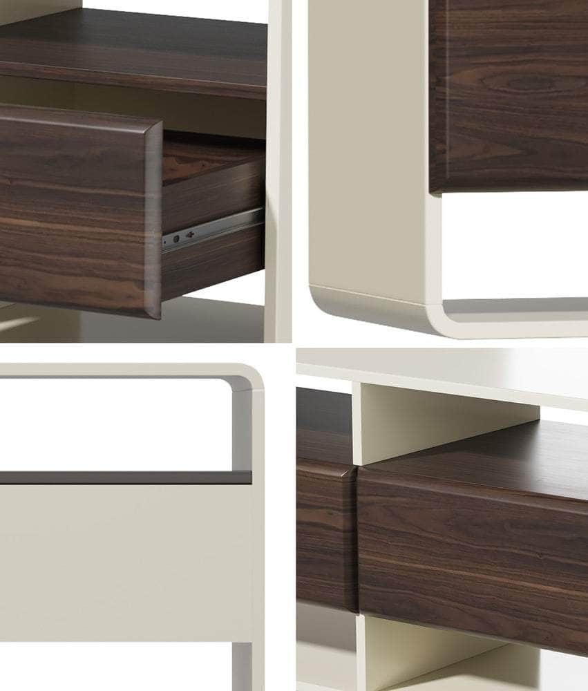 TV Cabinet Entertainment Unit 140cm with 3 Drawers & 6 Open Shelves