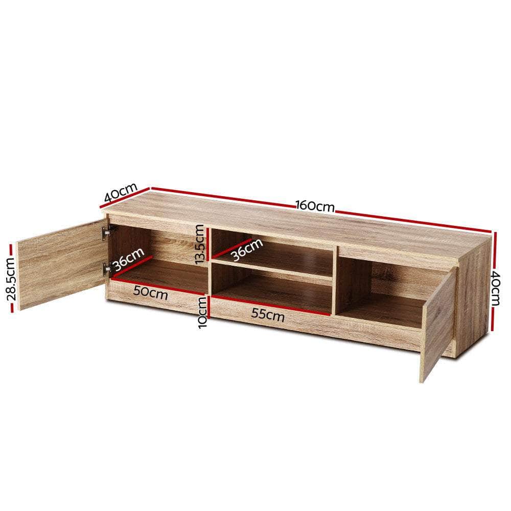 Tv Cabinet Entertainment Unit 160Cm Pine Charles