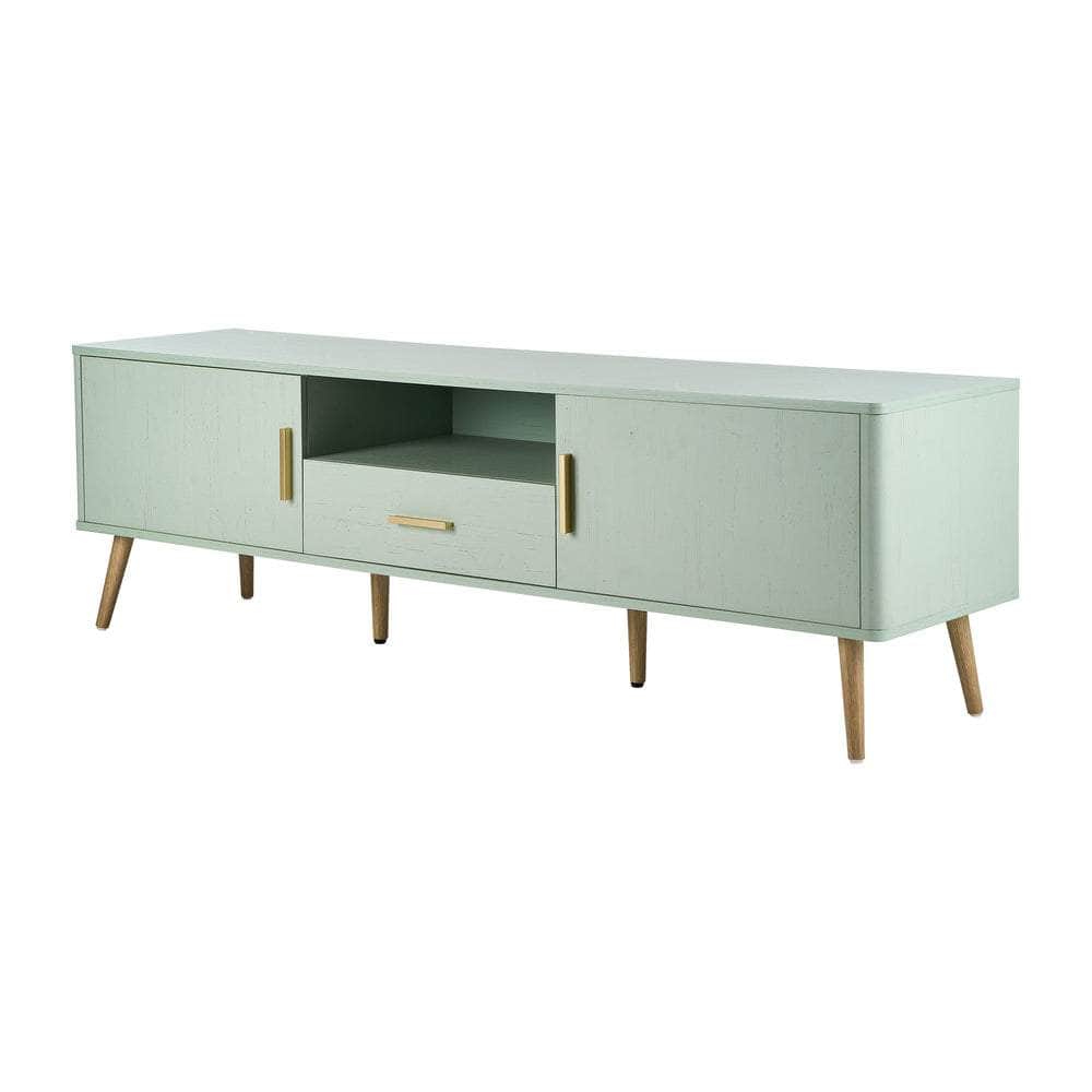 TV Cabinet Entertainment Unit Stand 160cm Green