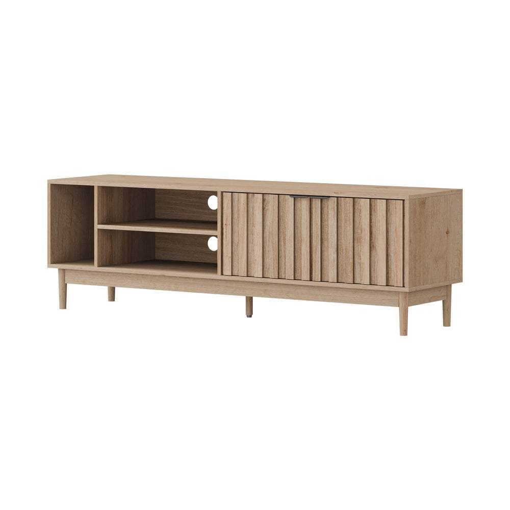 TV Cabinet Entertainment Unit Stand 160cm Natural