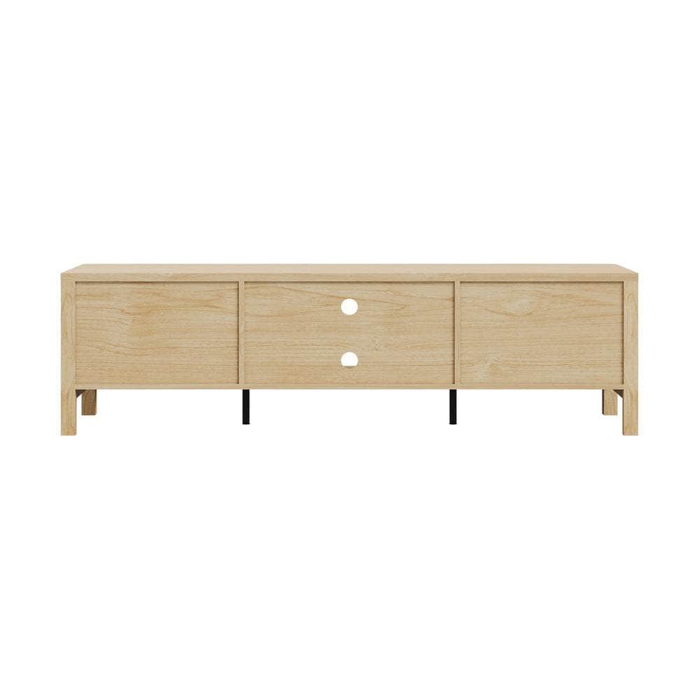 TV Cabinet Entertainment Unit Stand 160cm Natural