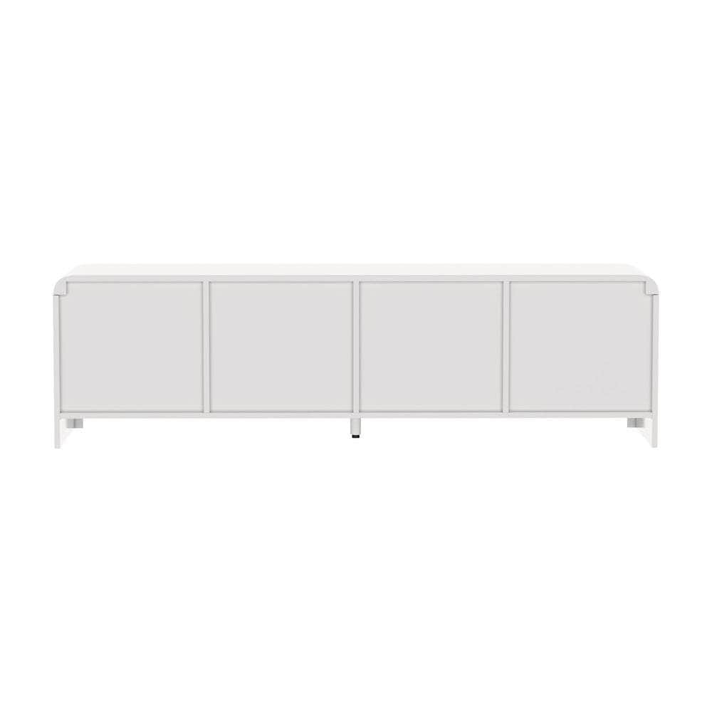 TV Cabinet Entertainment Unit Stand 160cm with Fluted Doors for Living Room