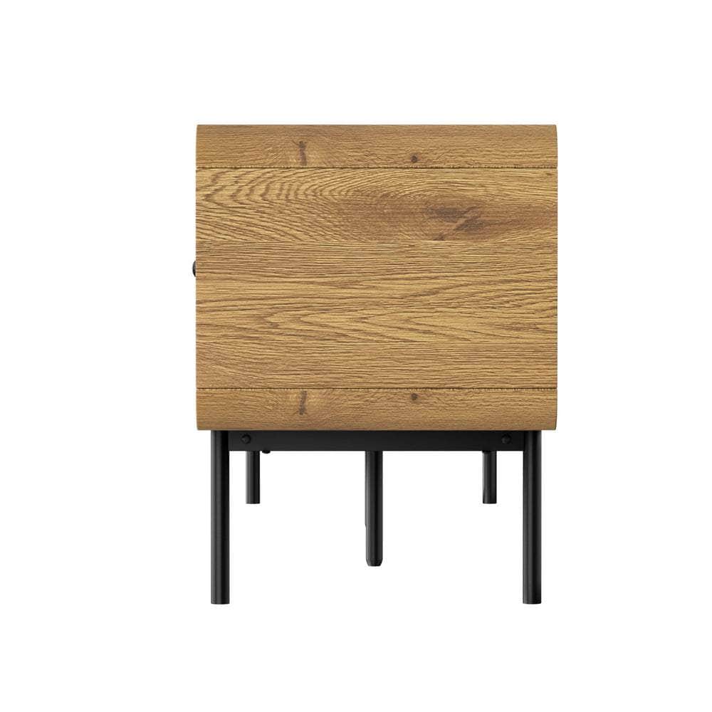 TV Cabinet Entertainment Unit Stand 180cm Oak