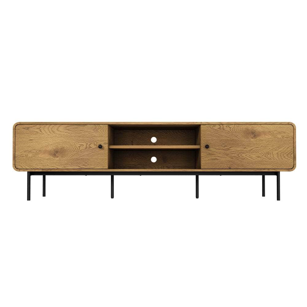 TV Cabinet Entertainment Unit Stand 180cm Oak