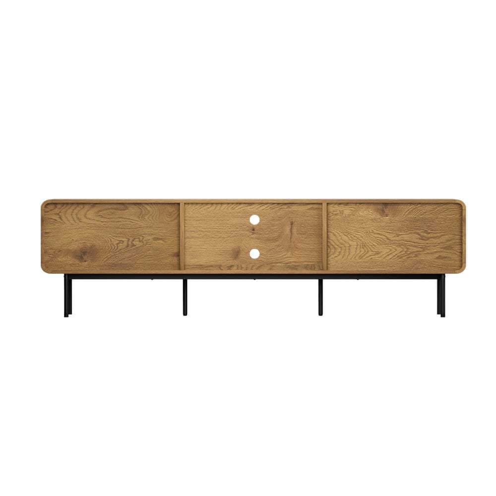 TV Cabinet Entertainment Unit Stand 180cm Oak