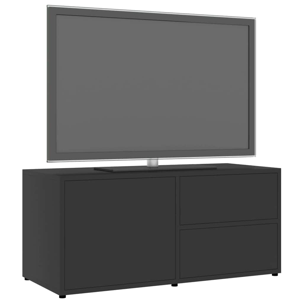 TV Cabinet Grey Chipboard 1