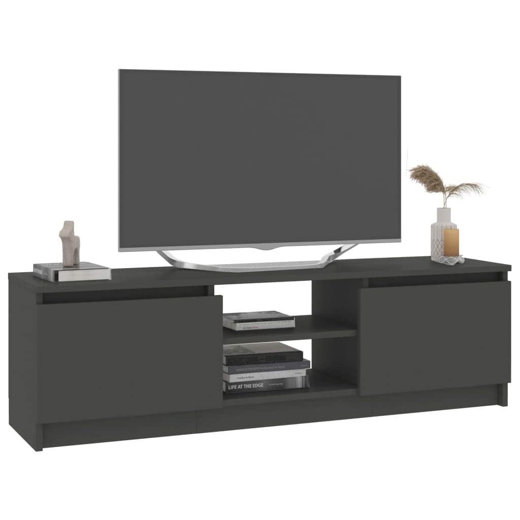 TV Cabinet Grey-Chipboard