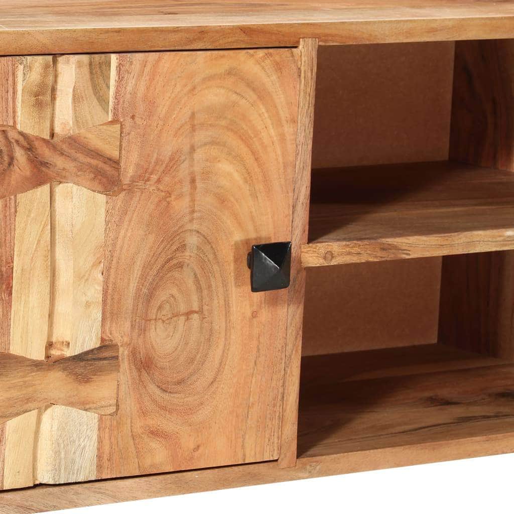 TV Cabinet Solid Acacia Wood
