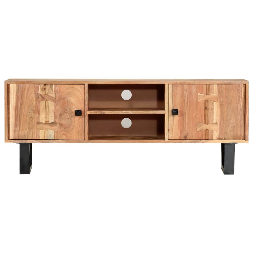 TV Cabinet Solid Acacia Wood