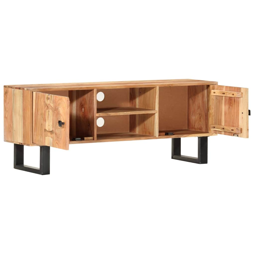 TV Cabinet Solid Acacia Wood