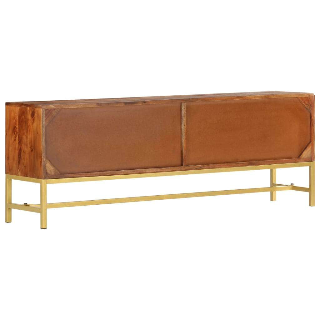 TV Cabinet Solid Acacia Wood